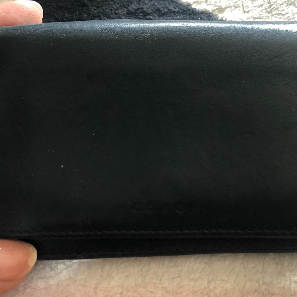 Coach Black Wallet